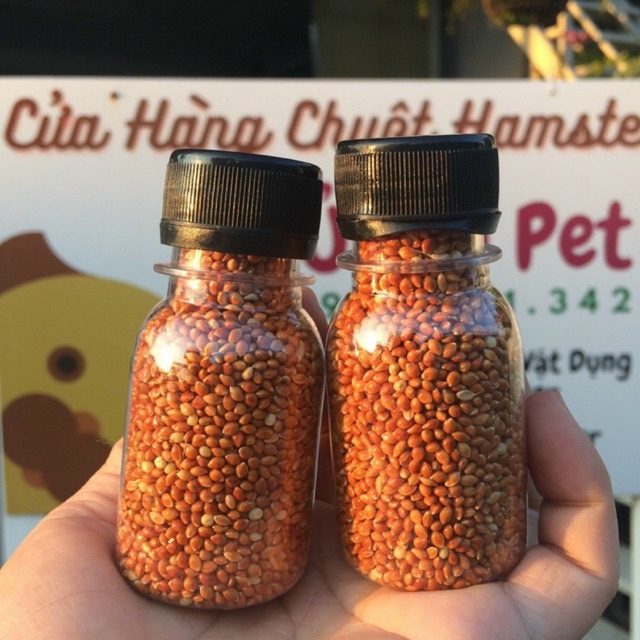 Thức ăn hamster, HẠT KÊ RỜI chiết chai 50ml