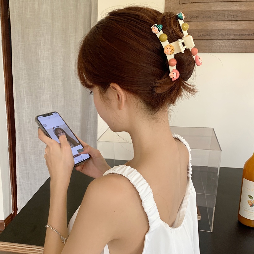 Kẹp Tóc Hình Cá Mập Dễ Thương Phong Cách Hàn Quốc Cổ Điển Cho Nữ
