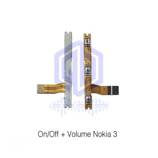 DÂY NÚT NGUỒN - ÂM LƯỢNG NOKIA 3 ZIN