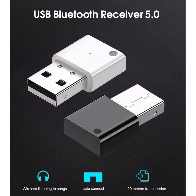 USB Bluetooth 5.0 thu tín hiệu âm thanh cho xe hơi - Bộ thu phát tín hiệu Bluetooth 5.0 không cho TV đa năng-Liketech 1.