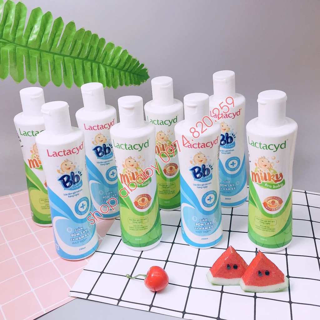 SỮA TẮM LACTACY MILKY CHO BÉ 250ml
