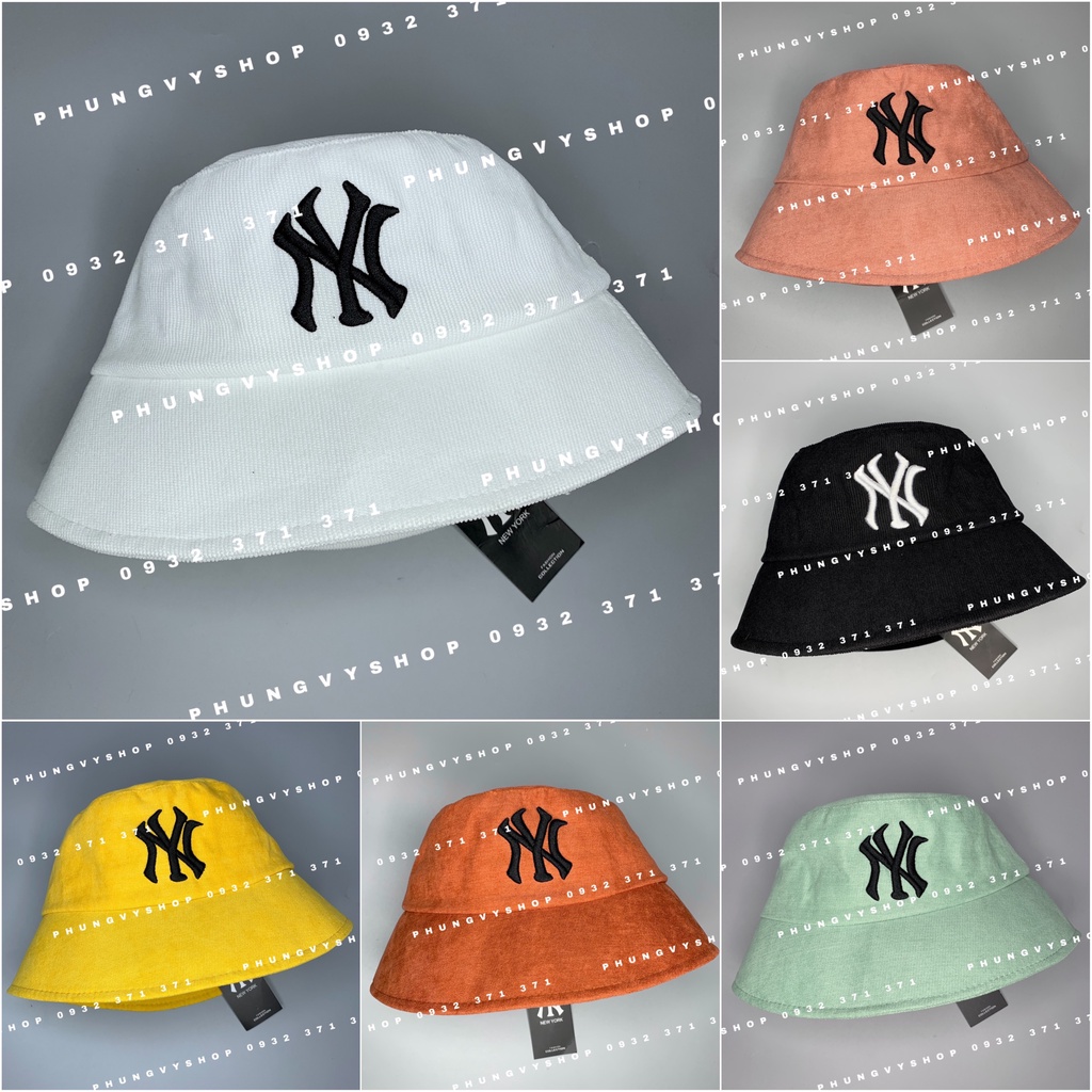 Mũ bucket tai bèo vành thoáng mát basic unisex nam nữ phong cách hàn quốc Phungvyshop - nón BO Nhung gân tăm NIS