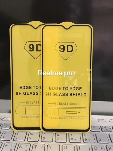 Kính cường lực 9D Full #Realme vs #Realme Pro