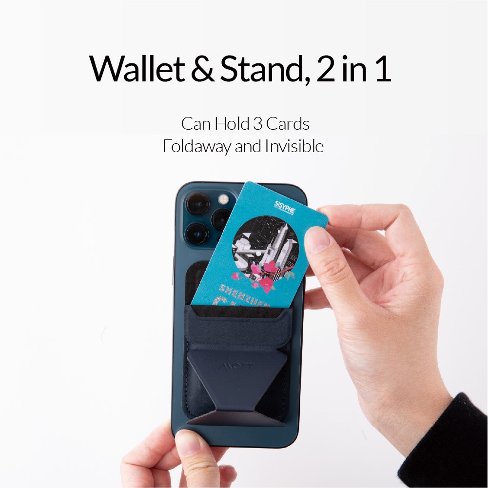 MOFT Snap On Phone Stand&Wallet Giá đỡ điện thoại MOFT tiện dụng và bền thích hợp cho iPhone 12 13 14 15 Series