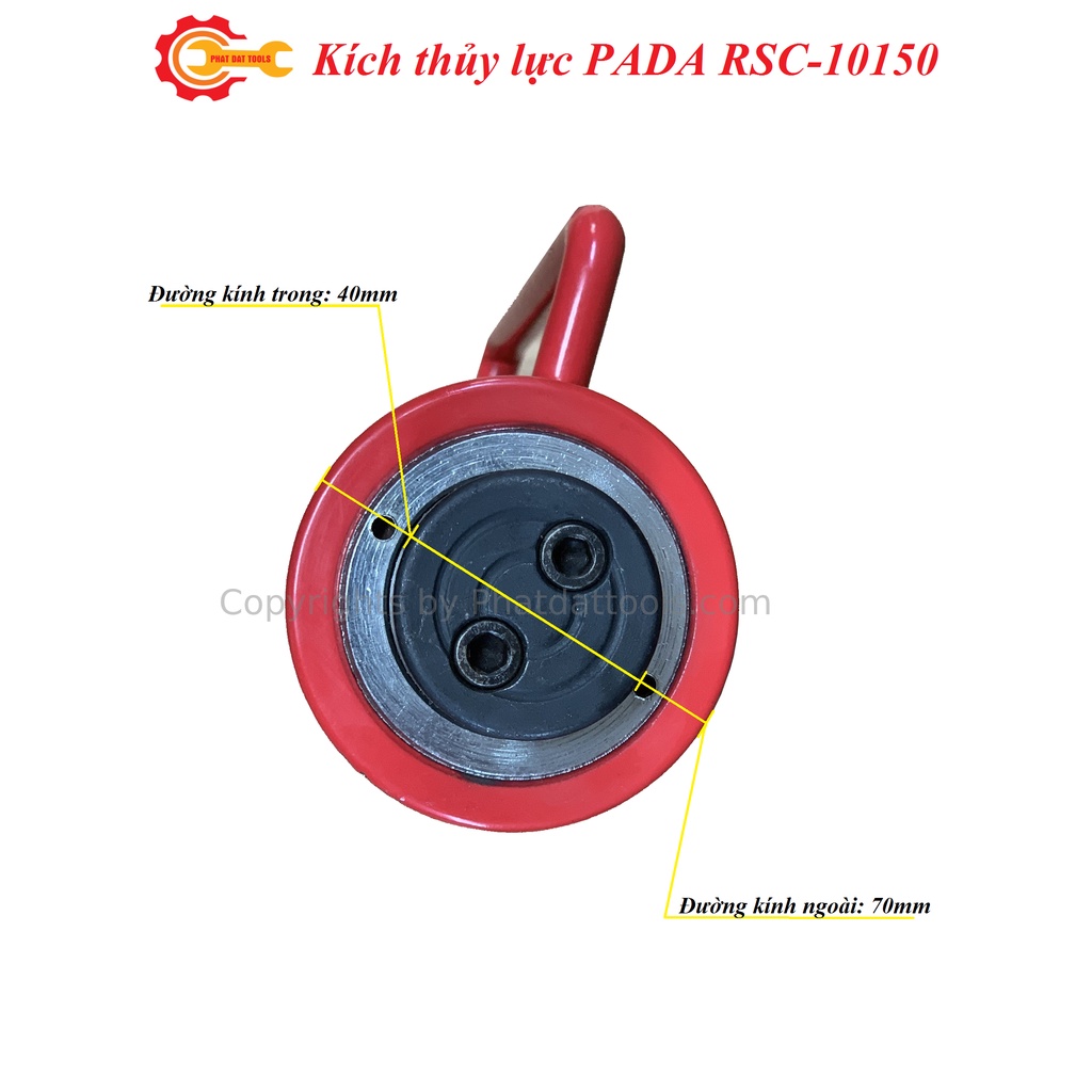 Combo Kích Thủy Lực RSC10150 và Bơm Tay Thủy Lực Cp180