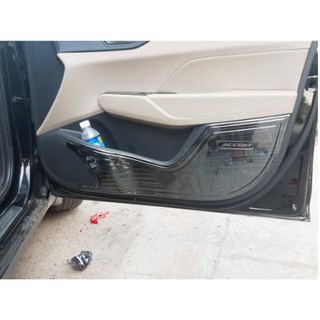 Ốp Tapli Cánh Cửa, màng loa Xe Hyundai Accent 2018-2021 chất liệu TiTan Cao Cấp