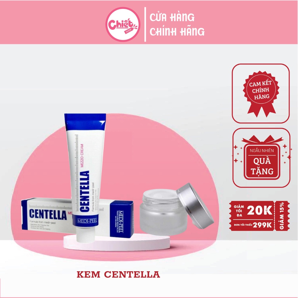 Kem Rau Má giảm mụn,cải thiện phục hồi Da MediPeel Centella Mezzo Cream