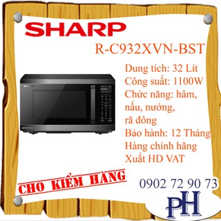 Lò vi sóng sharp r-c932xvn-bst