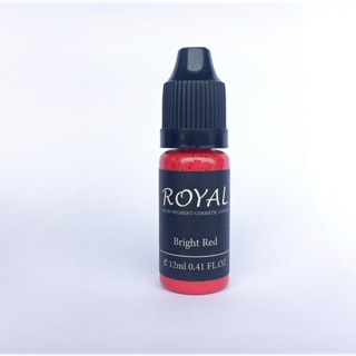 Mực phun xăm Royal đỏ cam nhập khẩu ( Đức ) Bong Đậm