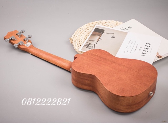 Đàn Ukulele Andrew concert lá lúa - tặng đầy đủ phụ kiện