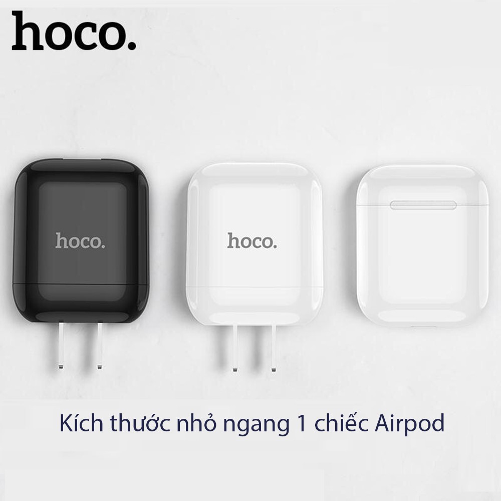 Củ sạc Hoco HK2 sạc nhanh 3.4A chân cắm dẹt hổ trợ cho nhiều thiết bị sạc qua cổng USB