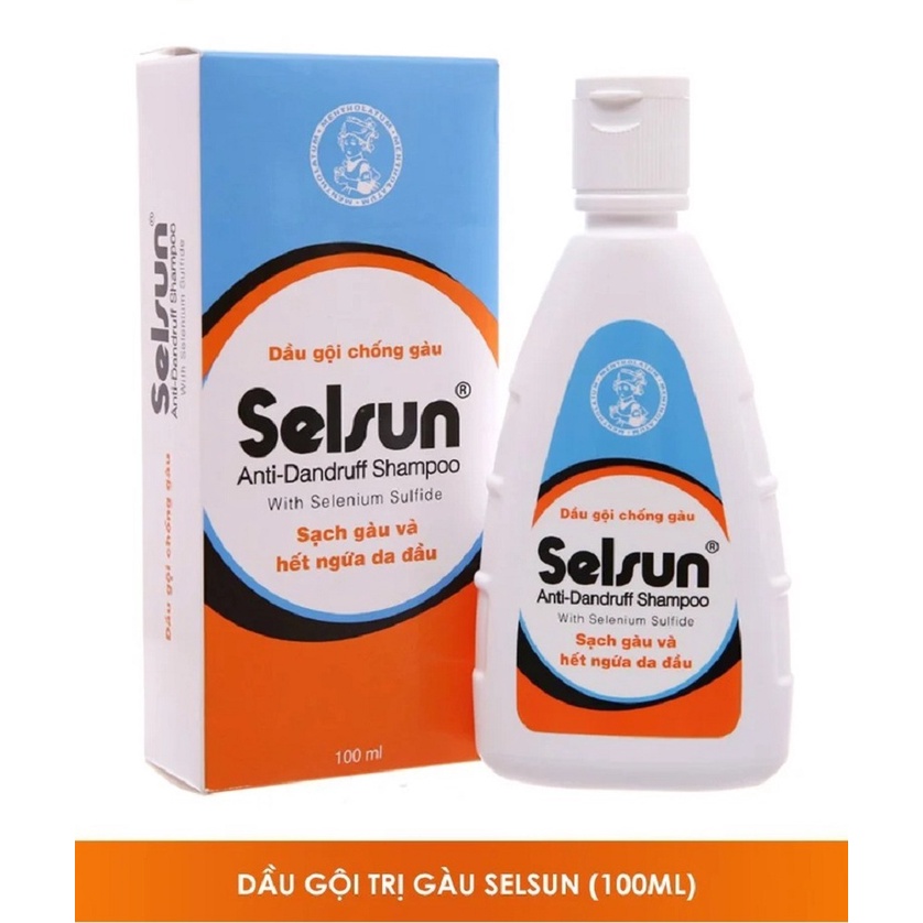 Dầu Gội Chống Gầu Selsun chai 100ml - Sạch gầu, hết ngứa