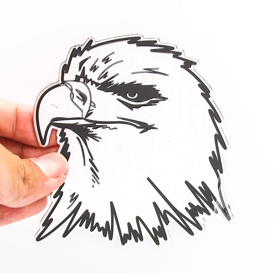 Sticker metal hình dán kim loại Sticker Factory - Chủ đề Eagle Head