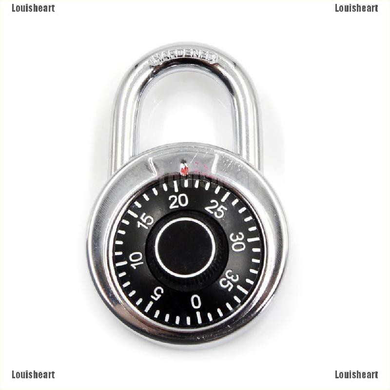 LHVN 3-Dial Combination Password Padlock for Dormitory Door gym locker Code Lock brilliant