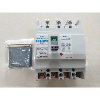 Aptomat chống chập 3 pha 4 cực Hàn Quốc 50A