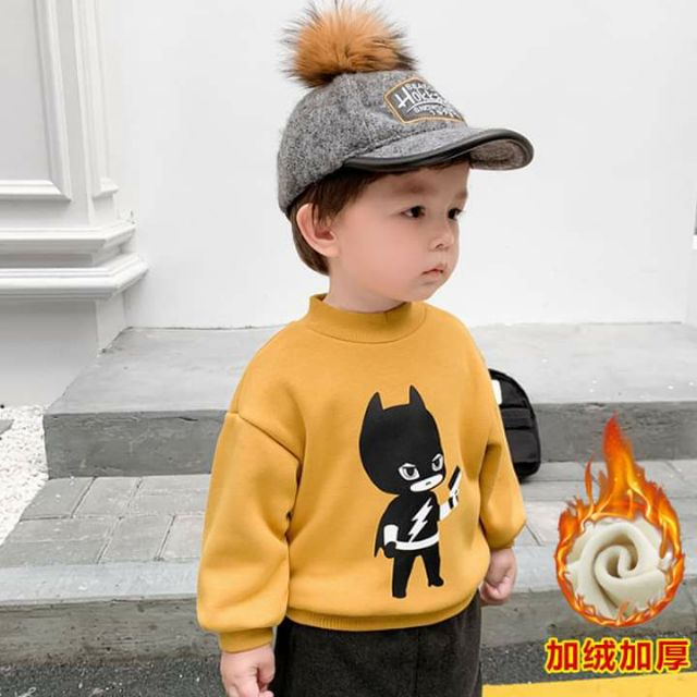 Ao nỉ cho be trai