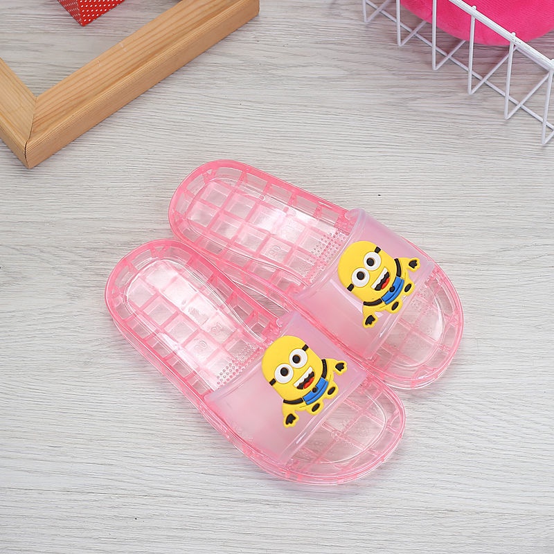 Dép Đi Trong Nhà Đế Mềm Chống Trượt Họa Tiết Hoạt Hình Dễ Thương