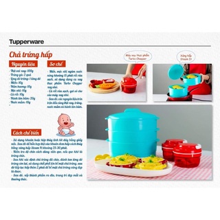 Xửng hấp 3 tầng Steam It Paradise Tupperware