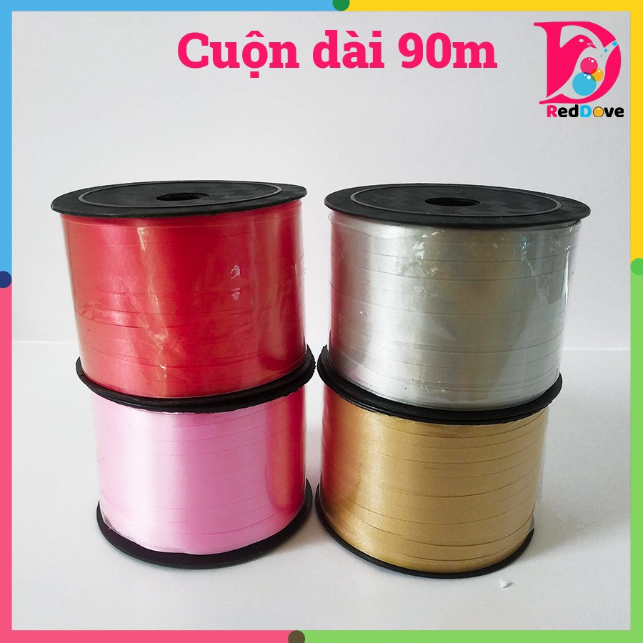 Cuộn ruy băng buộc đuôi bóng, dây buộc đuôi bóng - cuộn dài 90m