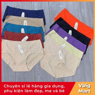 Combo set 3 - 5 - 10 quần lót đúc su thun lạnh thông hơi mềm mịn mã THTL51