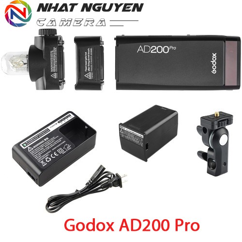 Đèn Flash Godox AD200 Pro - Godox AD 200 Pro - Bảo hành 12 tháng