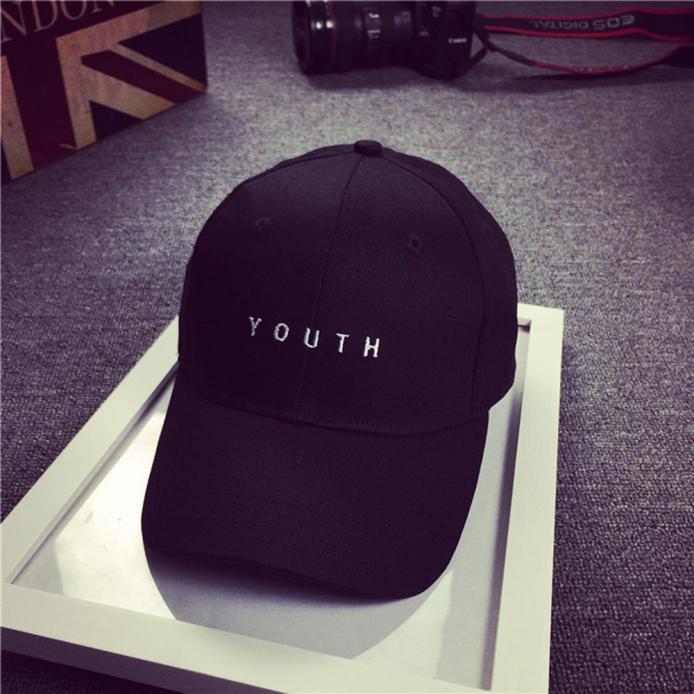 Nón kết thêu chữ YOUTH đơn giản phong cách Hàn Quốc - Mũ Lưỡi Trai MT180