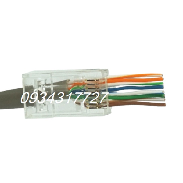 Hạt mạng Cat6 Xuyên thấu COMMSCOPE chân đồng cao cấp