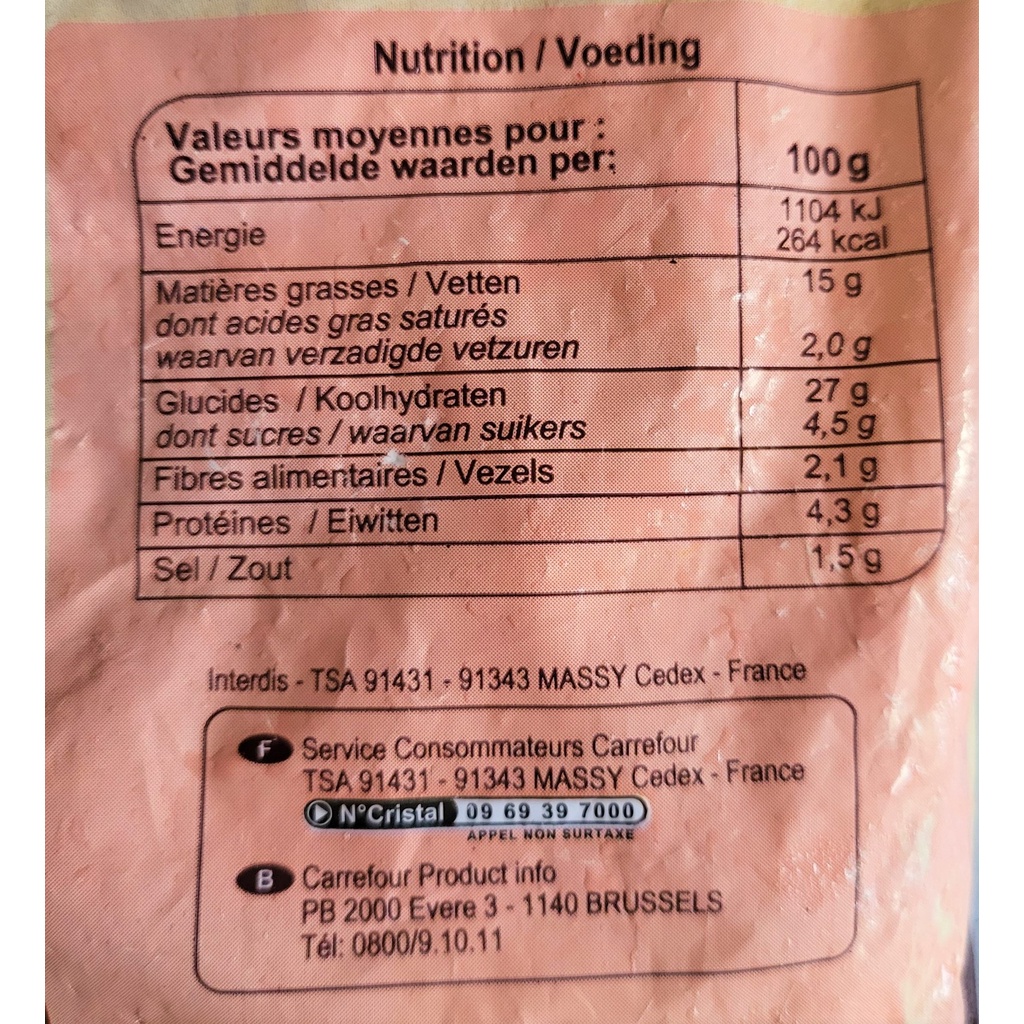 [Túi 500g] VIÊN KHOAI TÂY NGHIỀN [Belgium] DAUPHINE Mashed Potato Balls (hdl-atp)