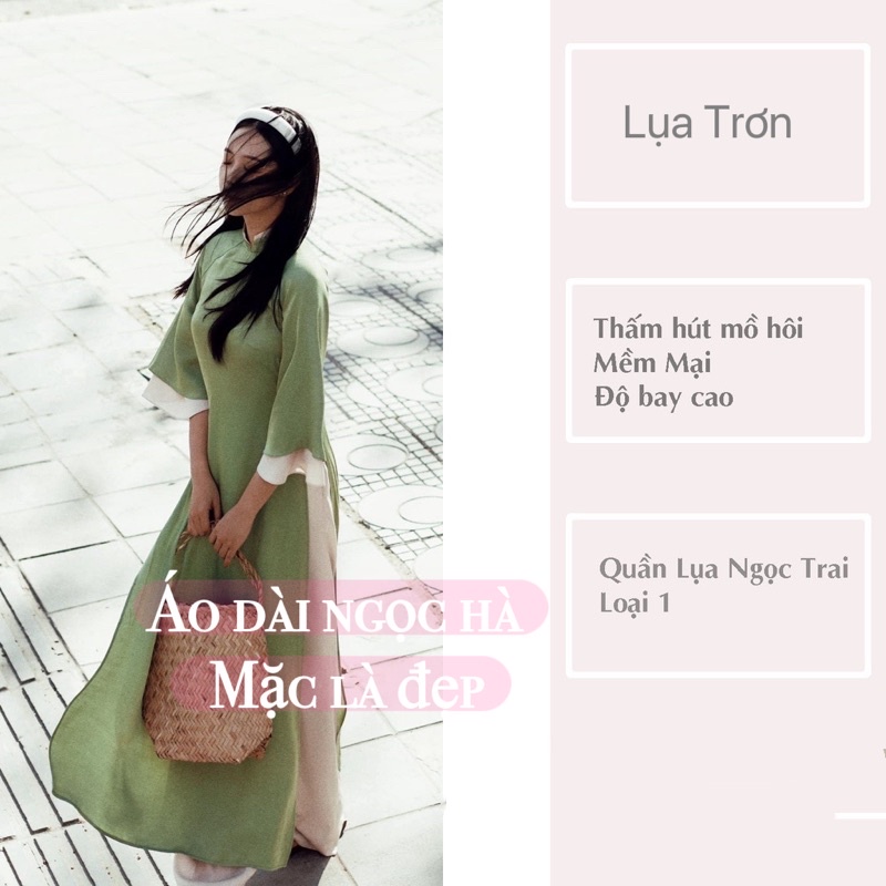 ÁO DÀI CÁCH TÂN NỮ DÁNG XUÔNG TAY 2 LỚP CÁCH ĐIỆU