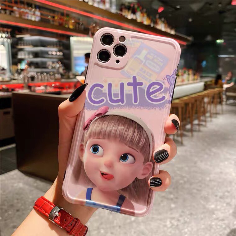 Ốp Lưng Iphone Cô bé cute  - 5/5s/6/6plus/6s/6s plus/6/7/7plus/8/8plus/x/xs/xs max/11/11 Pro/11 Promax