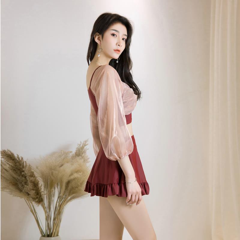 Bộ Đồ Bơi Tay Dài Dáng Ôm Thời Trang Mới Dành Cho Nữ 2021 | BigBuy360 - bigbuy360.vn