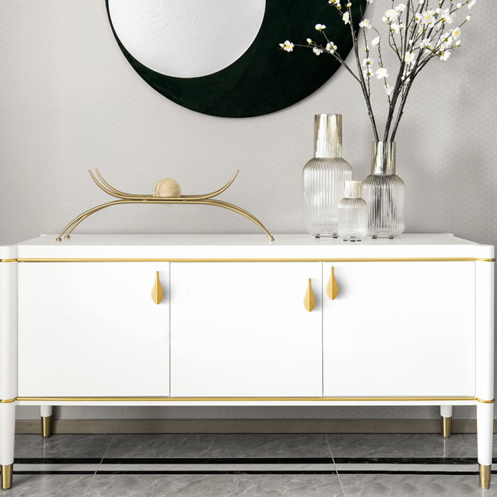 Phụ kiện gõ cửa hình chiếc lá sang trọng chất lượng cao