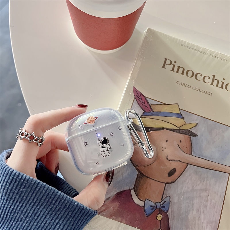 Vỏ Bảo Vệ Hộp Sạc Tai Nghe Baseus Bowie E3 Mềm Hình Mặt Cười Và Snoopy Dễ Thương Chất Lượng Cao