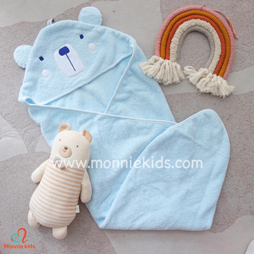 Ủ choàng cho bé SUNOZY chất liệu cotton mềm mịn 76x76cm - Monnie Kids