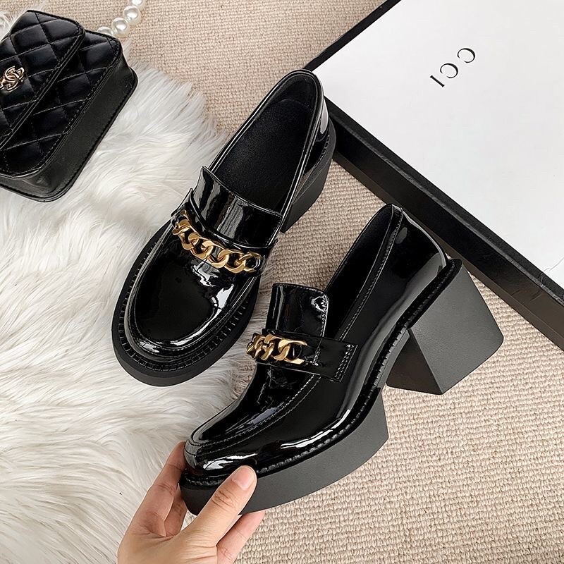 [ORDER 7-15ngày] Giày Oxford Lolita nữ cao gót 5CM phong cách thời trang trẻ cá tính MIX XÍCH