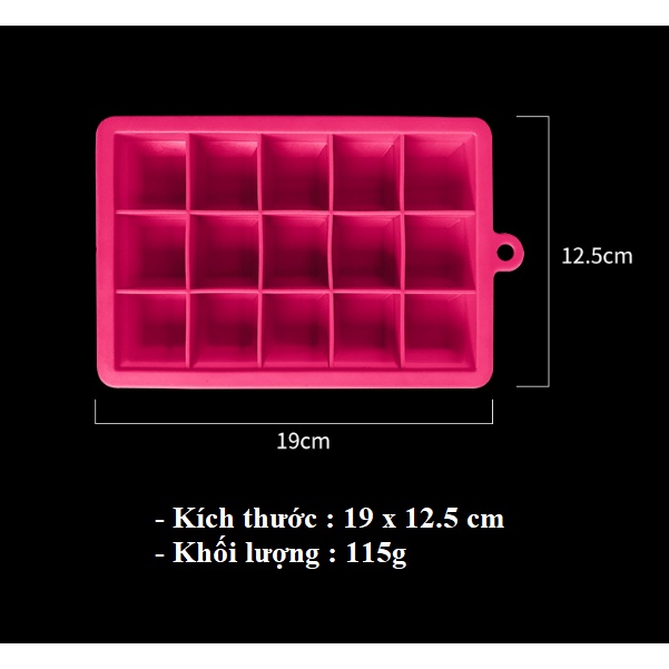 Khay đá, khay trữ đông bằng silicon có nắp ngăn mùi tủ lạnh
