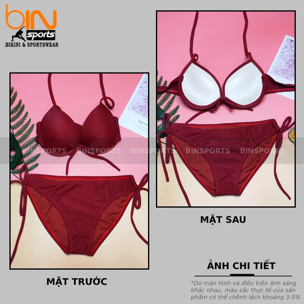 Bikini Nữ Hai Mảnh Quần Tam Giác Freesize Bin Sports BHV045