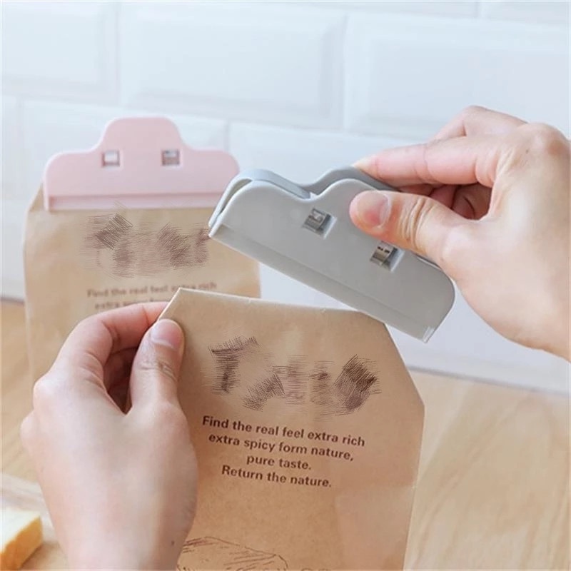 Dụng Cụ Kẹp Miệng Túi Thức Ăn Bằng Nhựa Chống Ẩm Đa Năng Tiện Dụng Cho Nhà Bếp
