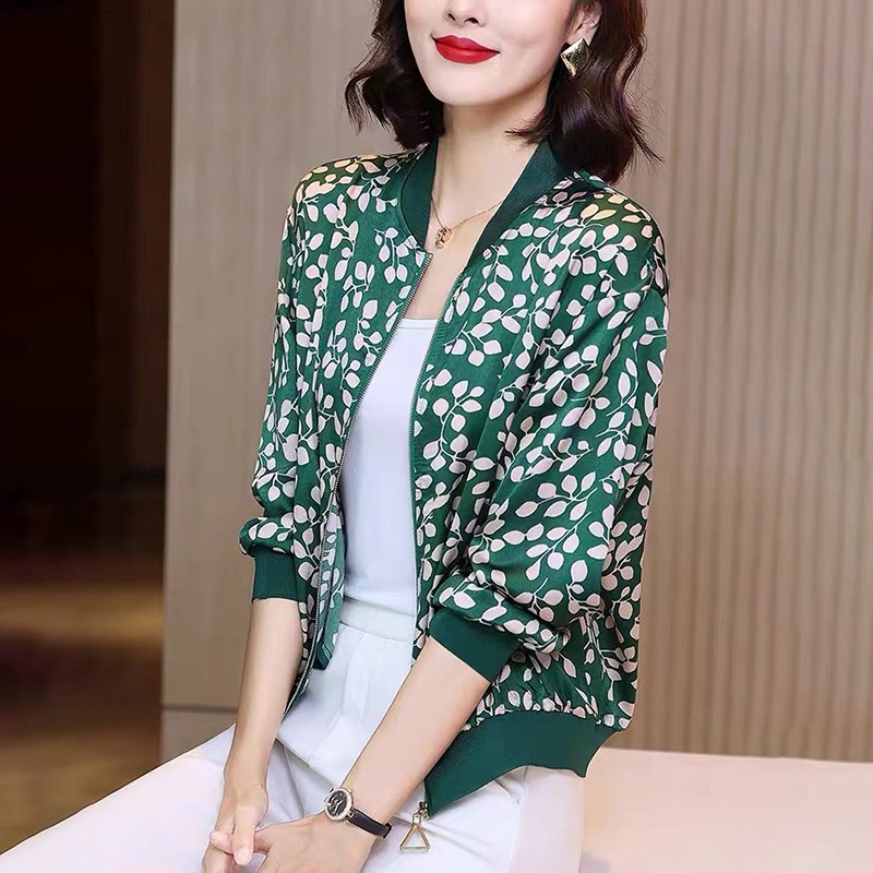 Áo khoác nữ dáng ngắn Voan Tay Dài Dáng Rộng Kiểu Retro Hàn Quốc Dễ Thương Cho Nữ