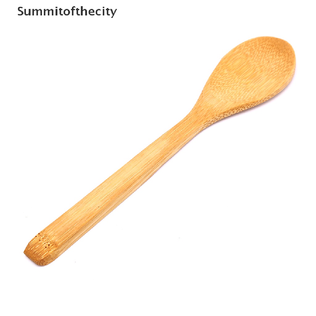 Muỗng Gỗ Tre Tròn Múc Canh / Cà Phê / Muối Tiện Dụng