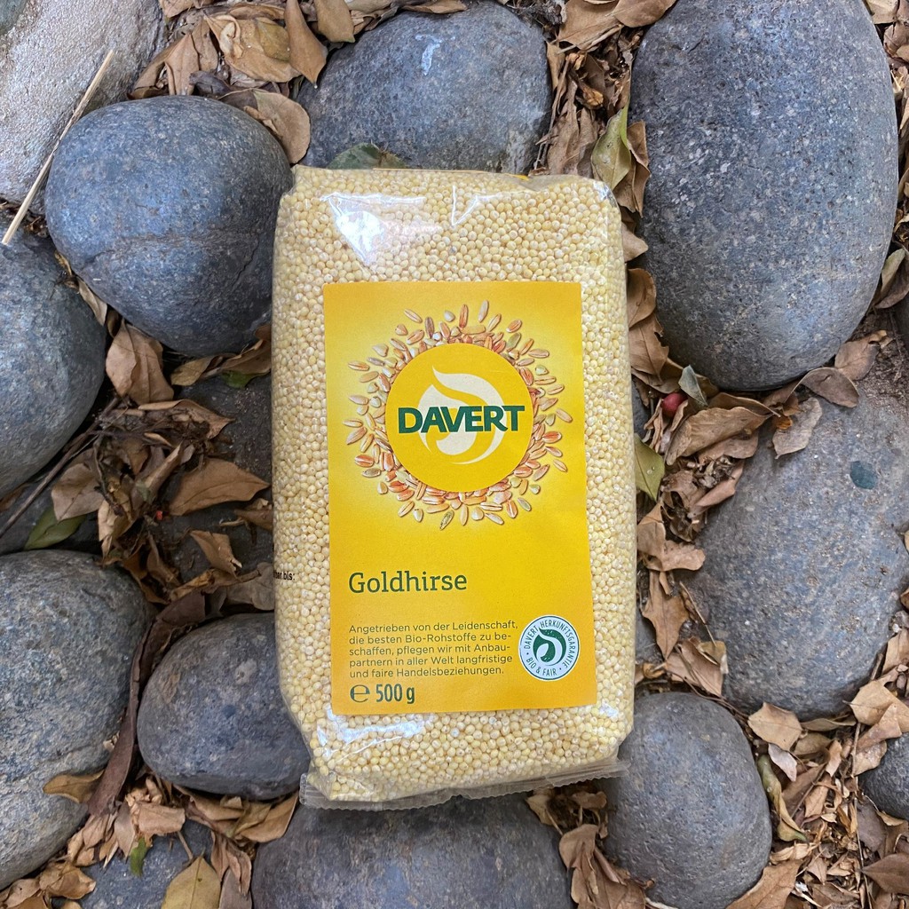 Hạt kê vàng hữu cơ đã tách vỏ Davert 500g