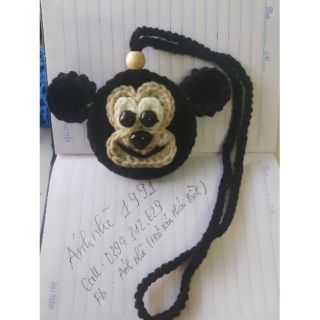 [freeship 50k] Túi đựng tỏi hình chuột Micky cho bé