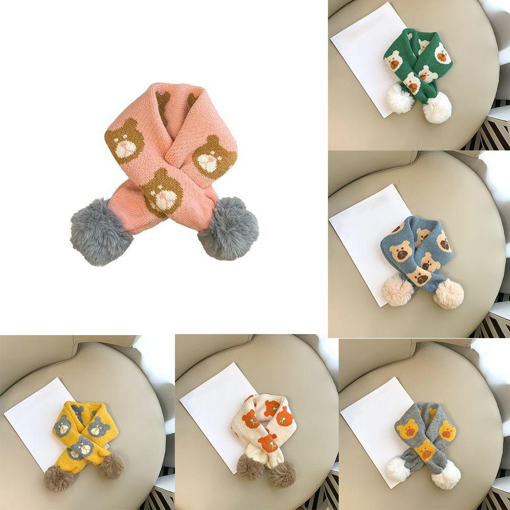 Khăn Choàng Đan Len Giữ Ấm Mùa Đông Cho Bé