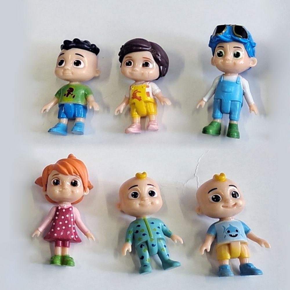 Bộ 12 Đồ trang trí Búp Bê Bằng PVC Dùng Trang Trí Xe Hơi