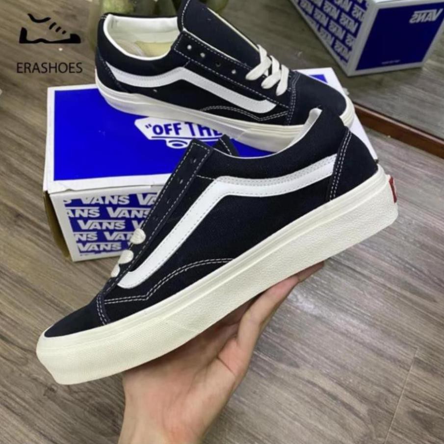 Giày Vans vault Old Skool Bản Chuẩn 11Trung [Vault-Da lộn] ( Ảnh chụp tại Shop)