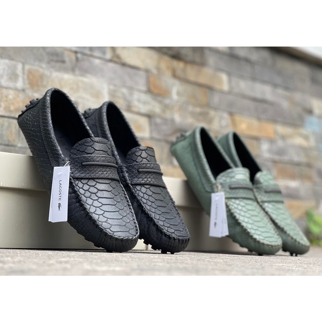 Giày Mọi Lacoste - Da thật