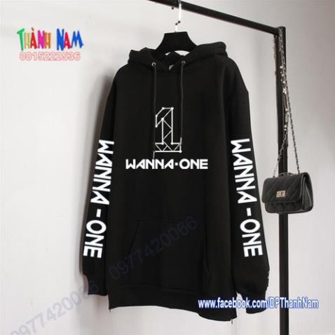 SALE- ÁO HOODIE WANNA ONE, ÁO THU ĐÔNG WANNA-ONE, ÁO NHÓM WANNA ONE - mâu HOT