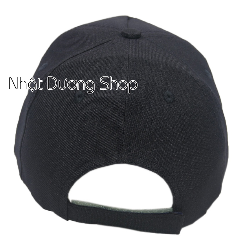 Nón kết không thêu sam sung- Đen thích hợp cho cả nam và nữ, chất liệu vải Cotton thoáng mát