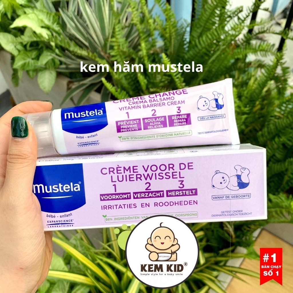 Kem Làm Dịu Và Ngăn Ngừa Hăm Tã 123 Vitamin Barrier Cream 100ml