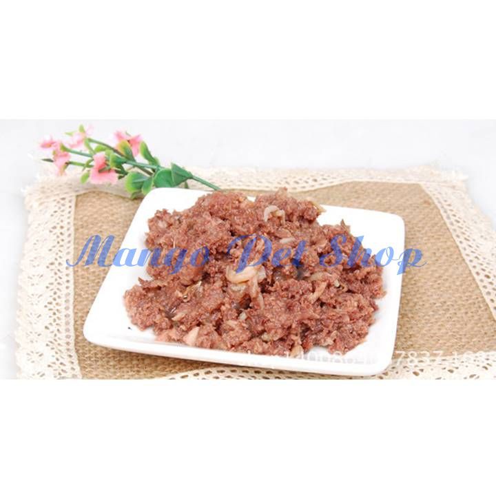 Pate SEEDS Miao Miao Cho Mèo Vị Cá Ngừ Và Cá Trích Lon 170Gr